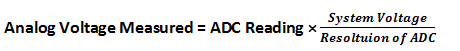 ADC到电压公式