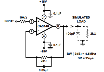 CA3140Application Circuit