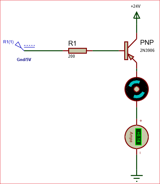 电路使用2N3906 PNP晶体管