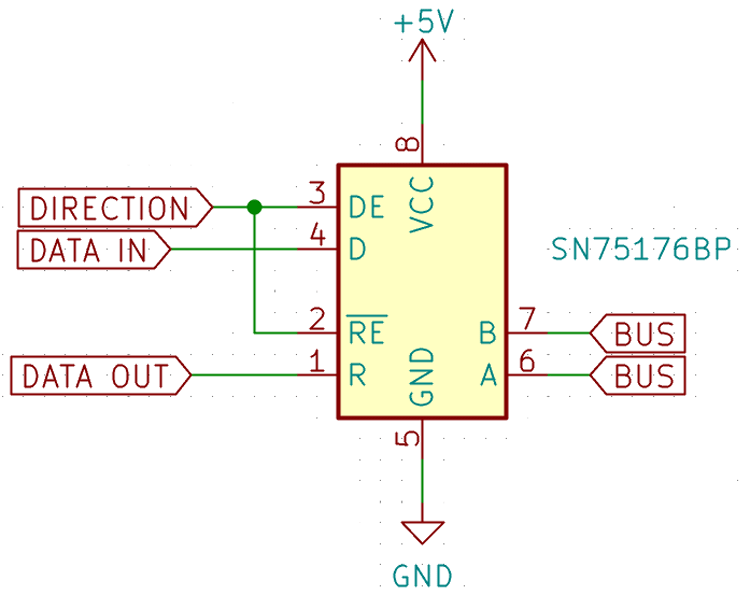 SN75176BP应用tion Circuit