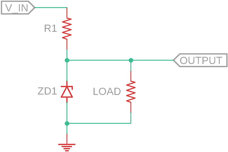 1N747A Zener二极管Application Circuit